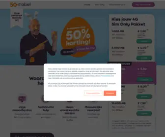 50Plusmobiel.nl(Service, gemak & voordeel) Screenshot