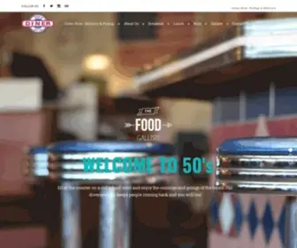 50Sdiner.com(50s Diner) Screenshot