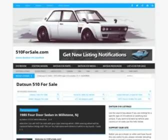 510Forsale.com(Nissan Datsun 510 For Sale) Screenshot