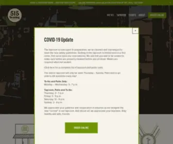 515Brewing.com(515 Brewing) Screenshot