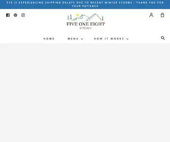 518Kitchen.com(Keto Meal Delivery Service) Screenshot