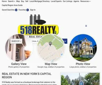518Realty.com(Capital Region of New York Real Estate) Screenshot