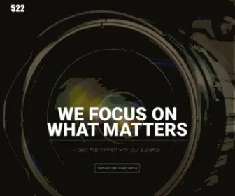 522Productions.com(Video Production in Washington DC) Screenshot