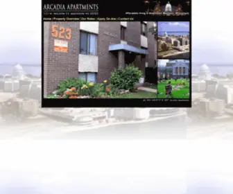 523Arcadia.com(Arcadia Apartments) Screenshot