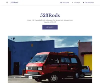 523Rods.com(General Auto Body and Paint) Screenshot