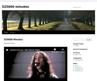 525600.com(Seasons of Love) Screenshot