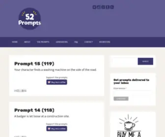 52Prompts.com(52 Prompts) Screenshot