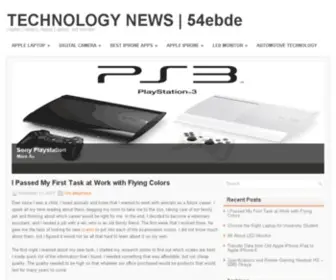 54Ebde.com(54E webdesign) Screenshot