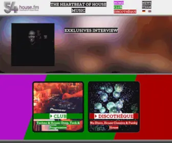54House.fm(The Heartbeat of House Music) Screenshot