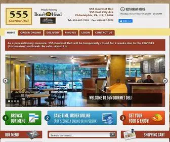 555Gourmetdeli.com(Lin gourmet deli) Screenshot