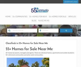55Communityguide.com(55 Homes for Sale/Rent) Screenshot