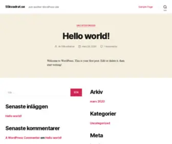 55Kvadrat.se(Just another WordPress site) Screenshot