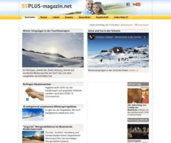 55Plus-Magazin.net(55PLUS-magazin für Menschen in den 50ern, 50 plus) Screenshot