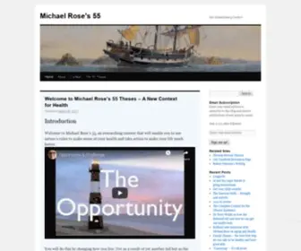 55Theses.org(Michael Rose's 55) Screenshot