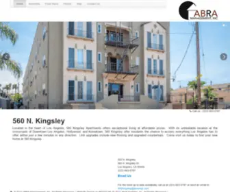 560Kingsley.com(560 N) Screenshot