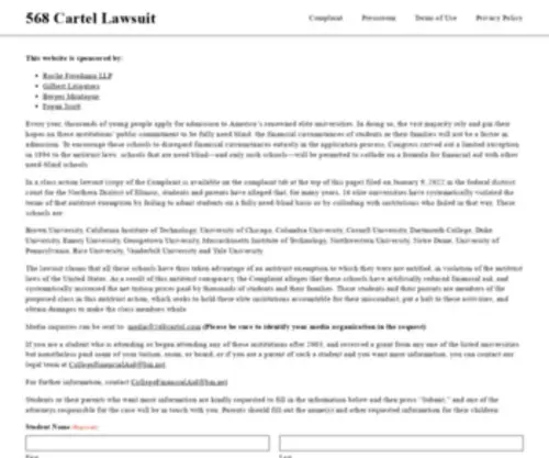 568Cartel.com(HomeCartel Lawsuit) Screenshot