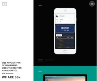 56K.be(56k Agence Web) Screenshot