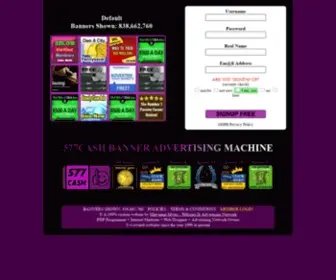 577Cash.com(577CASH Banner Advertising Machine) Screenshot