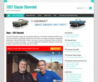 57Classicchevy.com(1957 Chevrolet) Screenshot