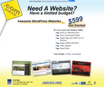 599Sites.com(Cheap wordpress website) Screenshot