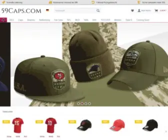 59Caps.com(New Era Shop) Screenshot