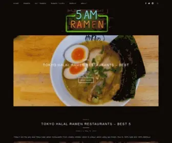 5Amramen.com(5 AM Ramen) Screenshot