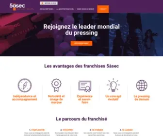 5Asec-Franchise.fr(Franchise 5àsec) Screenshot