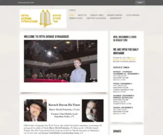 5AS.org(Fifth Avenue Synagogue) Screenshot