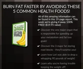 5Badfoods.com(Burn fat faster by avoiding these 5 common so) Screenshot