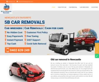 5Bcarremovals.com.au(Best Wreckers Newcastle) Screenshot