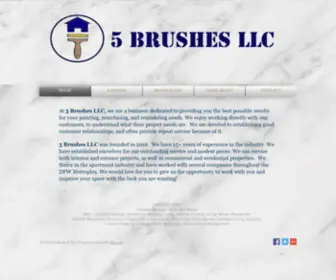 5Brushesllc.com(HOME) Screenshot