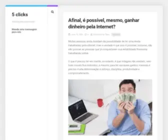5Clicks.com.br(5 clicks) Screenshot
