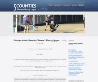 5Counties.co.uk(The 5 Counties Women's Hockey League) Screenshot