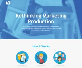5Crowd.com(Rethinking Marketing Production) Screenshot