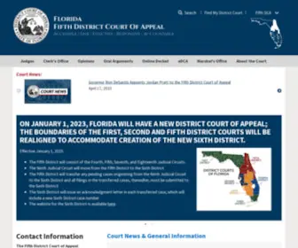 5Dca.org(Fifth District Court of Appeal) Screenshot