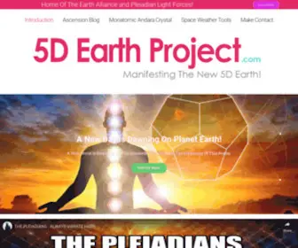 5Dearthproject.com(The 5D Earth Project 2020The goal of 5D Earth Project) Screenshot