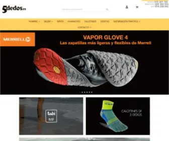 5Dedos.es(Tienda oficial de VFFs y Zapatillas Minimalistas en España) Screenshot