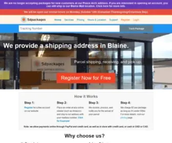 5Dpackages.com(Blaine Parcel Shipping and Receiving) Screenshot