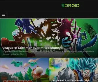 5Droid.com(Dowload modded games and apps for android) Screenshot