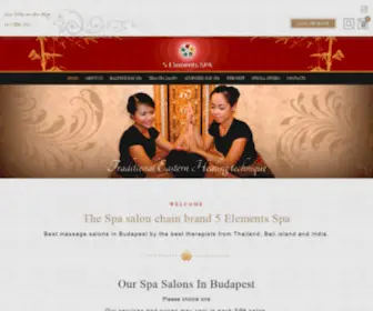 5Elements-Massage-Spa.hu(5 Elements Spa) Screenshot