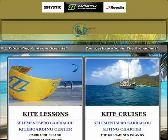 5Elementspro.world(Carriacou Kiteboarding) Screenshot