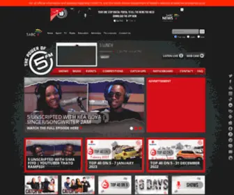 5FM.co.za(5FM) Screenshot