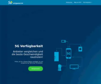 5G-Verfuegbarkeit.info(5G Verfuegbarkeit info) Screenshot