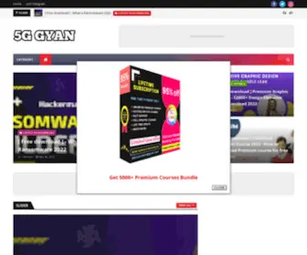 5GGyan.com(5G GYAN) Screenshot
