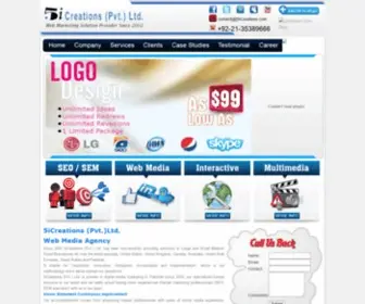 5Icreations.com(Internet e) Screenshot