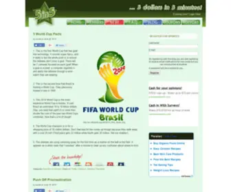 5IN5Nowblog.com(Earn Cash for Taking Surveys) Screenshot