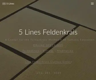 5Linesfeldenkrais.com(5 Lines) Screenshot