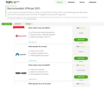 5MiglioriVPN.it(Trovate i migliori servizi VPN per lo streaming di TV e film) Screenshot