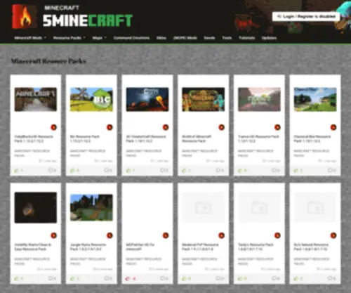 5Minecraft.net(Minecraft download center) Screenshot