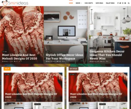 5Minideas.com(5 Min Ideas) Screenshot